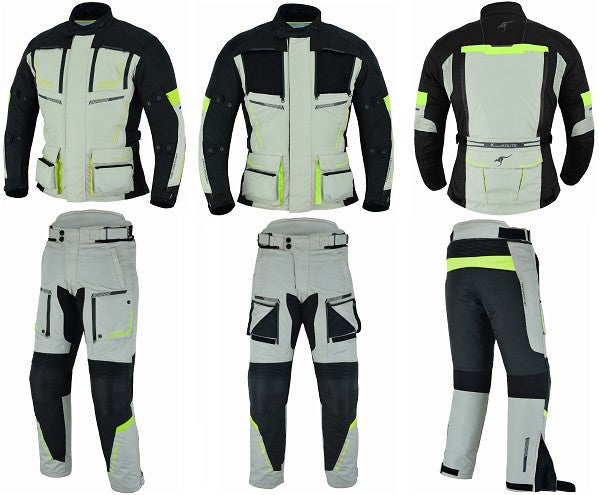 TRAJE DE MOTO 4 ESTACIONES DE DOS PIEZAS, CHAQUETA Y PANTALÓN TRICAPA (2)