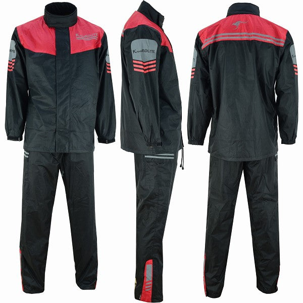 TRAJE DE LLUVIA, CHAQUETA Y PANTALON, CHUBASQUERO IMPERMEABLE DE MOTO (1)