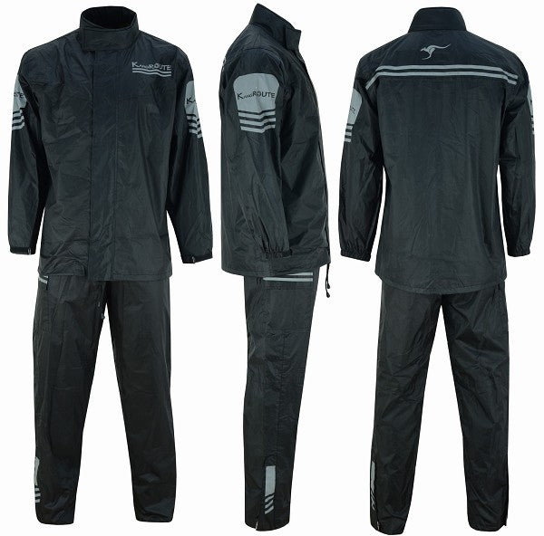 TRAJE DE LLUVIA, CHAQUETA Y PANTALON, CHUBASQUERO IMPERMEABLE DE MOTO (2)