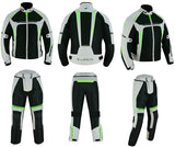 Summer suit, consisting of a perforated summer jacket and trousers with removable waterproof linings (1)