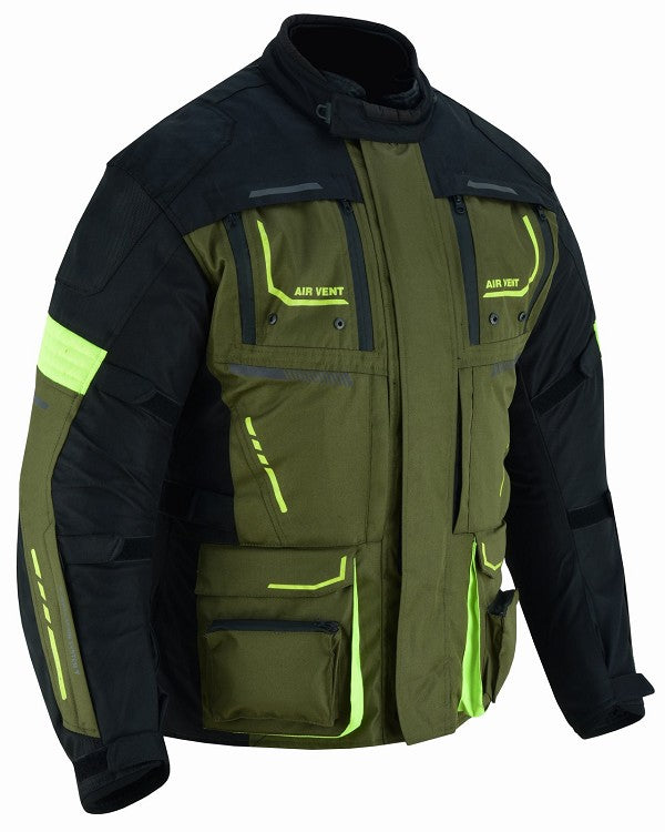 CHAQUETA DE MOTO CUATRO ESTACIONES ( 4SEASON ) TRICAPA TIPO 3/4