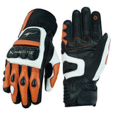 GUANTES PUÑOS CORTOS DE MOTO EN PIEL ANILINA CON PROTECCIONES DE ACERO INOXIDABLE (3)