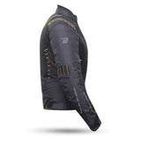 REF:DEGEND BREEZE MUJER VERANO NEGRA Y GOLD.CHAQUETA DEGEND BREEZE MUJER VERANO NEGRA Y GOLD.
