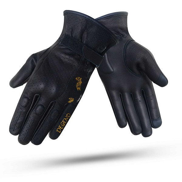 GUANTE DEGEND BUTTERFLY EVO LADY NEGRO VIOLETA MUJER