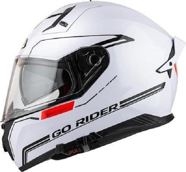 CASCO NZI GO RIDER STREAM DUO SOLID NOUVEAU WHITE