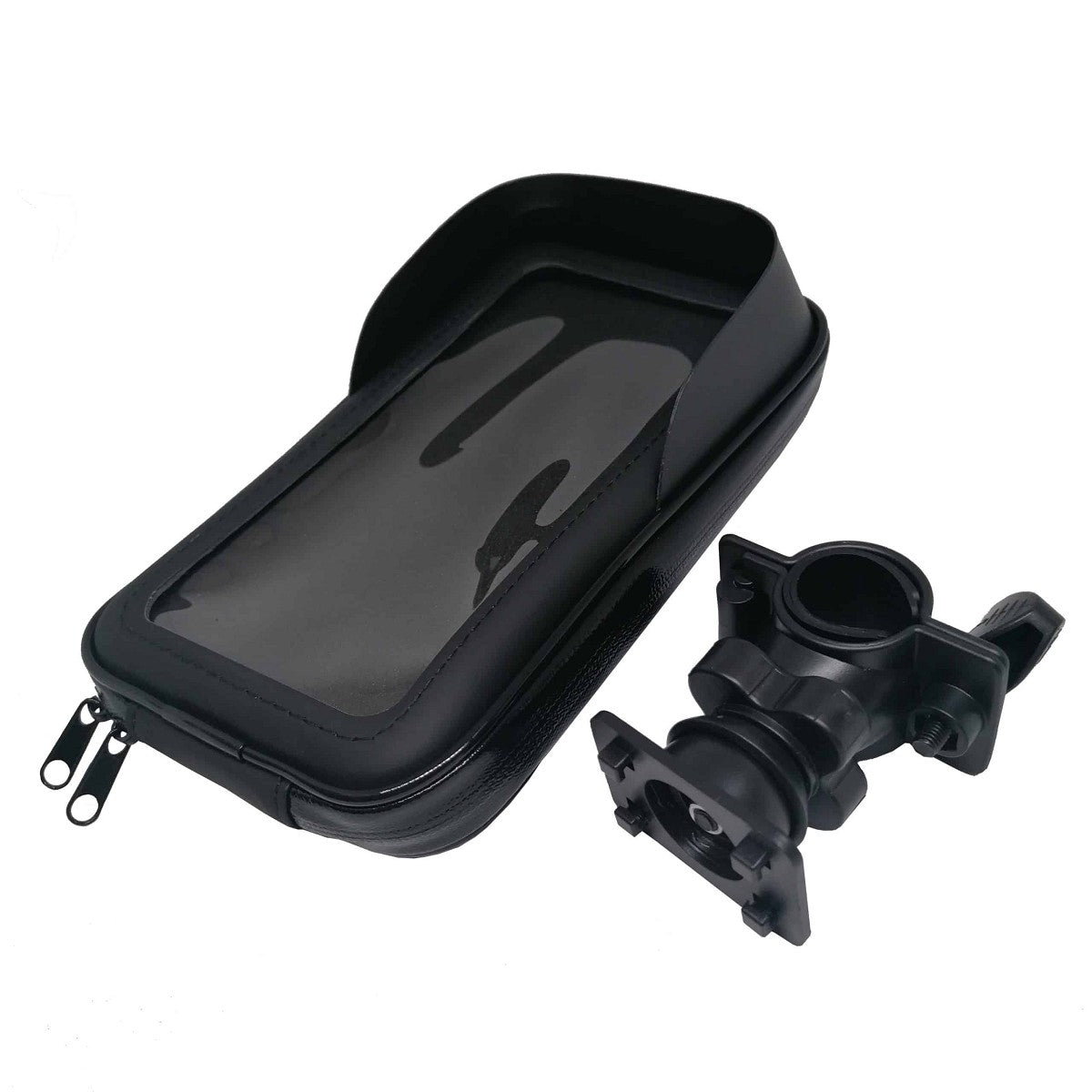 SOPORTE KUM PARA MÓVIL-GPS CON FUNDA TÁCTIL PARA ESPEJO