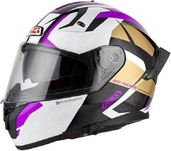 REF:CASCO NZI GO RIDER STREAM DUO TRIDENT BLACK&PURPLECASCO NZI GO RIDER STREAM DUO TRIDENT BLACK&PURPLE