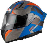 REF:CASCO NZI GO RIDER STREAM DUO TRIDENT MATT BLUE&ANTRACITE&ORANGECASCO NZI GO RIDER STREAM DUO TRIDENT MATT BLUE&ANTRACITE&ORANGE