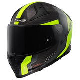 REF:FF811 VECTOR II CARBONO GRID MATT H-V YELLOWCASCO LS2 FF811 VECTOR II CARBONO GRID MATT H-V YELLOW