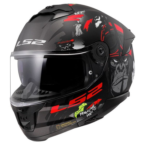 REF:FF808 STREAM II ANGRY MONKEY Matt Black RedFF808 STREAM II ANGRY MONKEY Matt Black Red