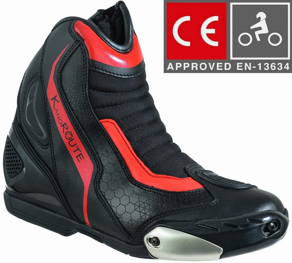 BOTAS DE MOTO CARRETERA ESTILO DEPORTIVO CAÑA CORTA IMPERMEABLES Y TRANSPIRABLES CON HOMOLOGACIÓN CE Y EPI (3)