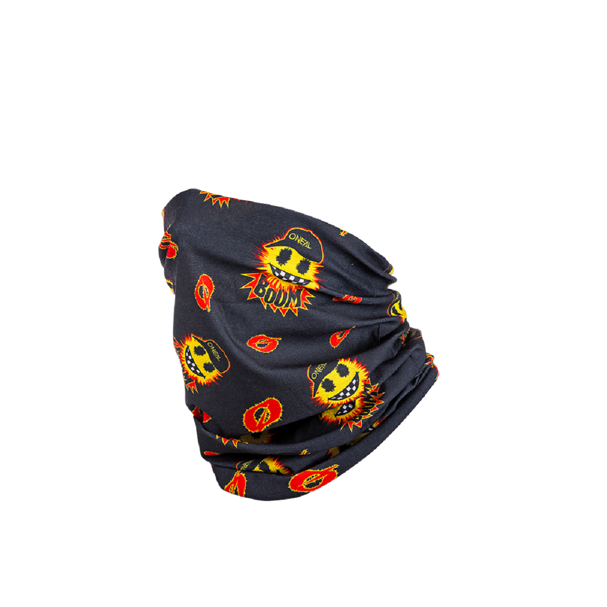 BUFF ONEAL NECKWARMER EMOJI BLACK-YELLOW
