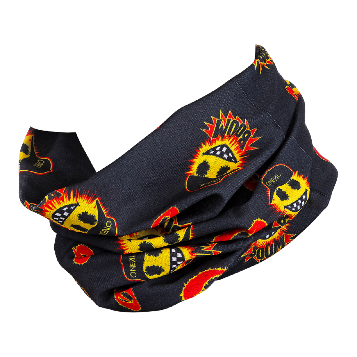 BUFF ONEAL NECKWARMER EMOJI BLACK-YELLOW