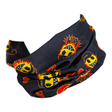 BUFF ONEAL NECKWARMER EMOJI BLACK-YELLOW