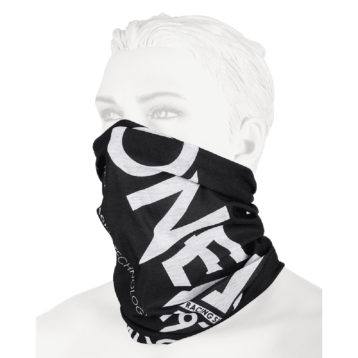 BUFF ONEAL NECKWARMER SOLID BLACK-WHITE