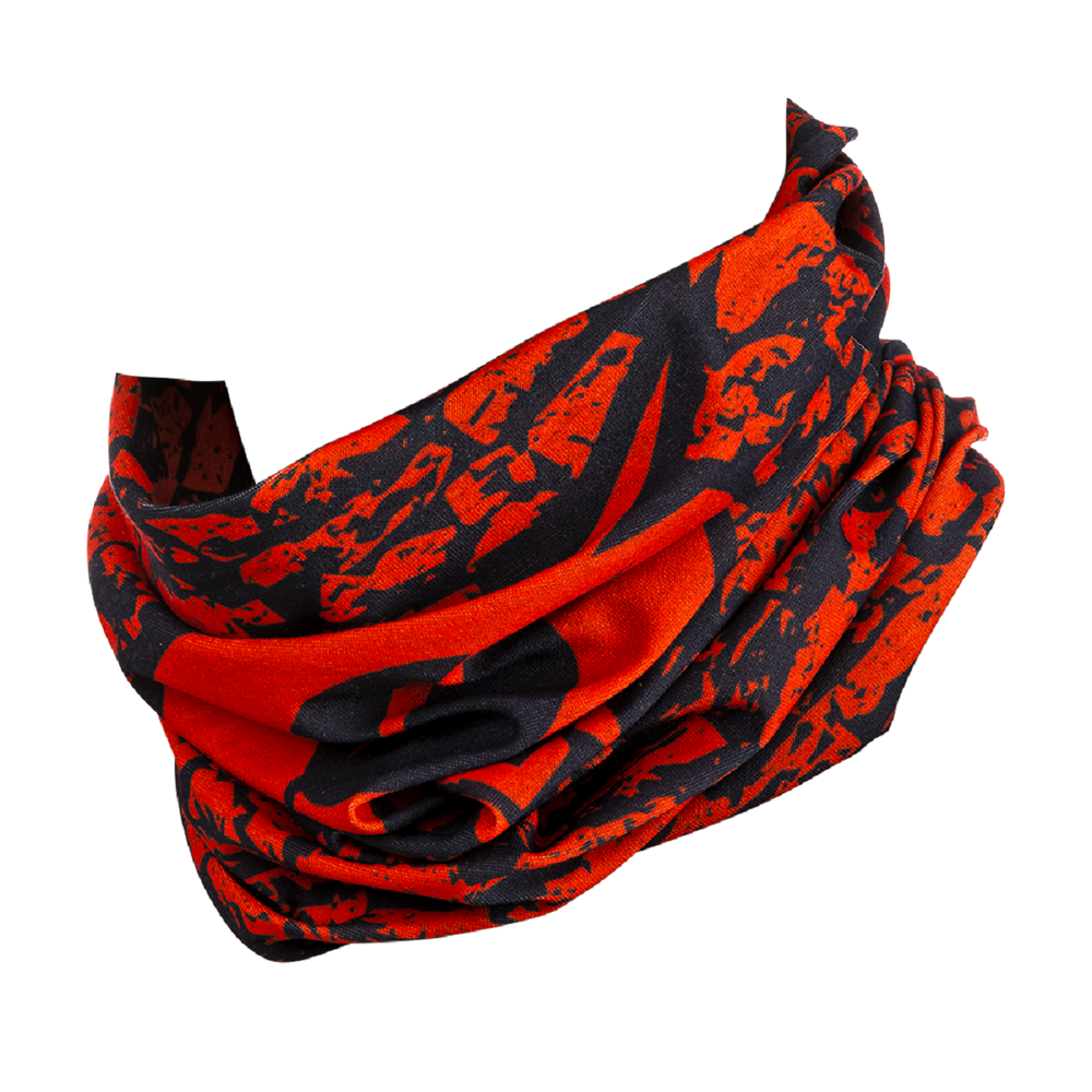 BUFF ONEAL NECKWARMER WALL BLACK-RED