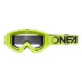 GAFAS ONEAL B-ZERO NEON YELLOW-CLEAR