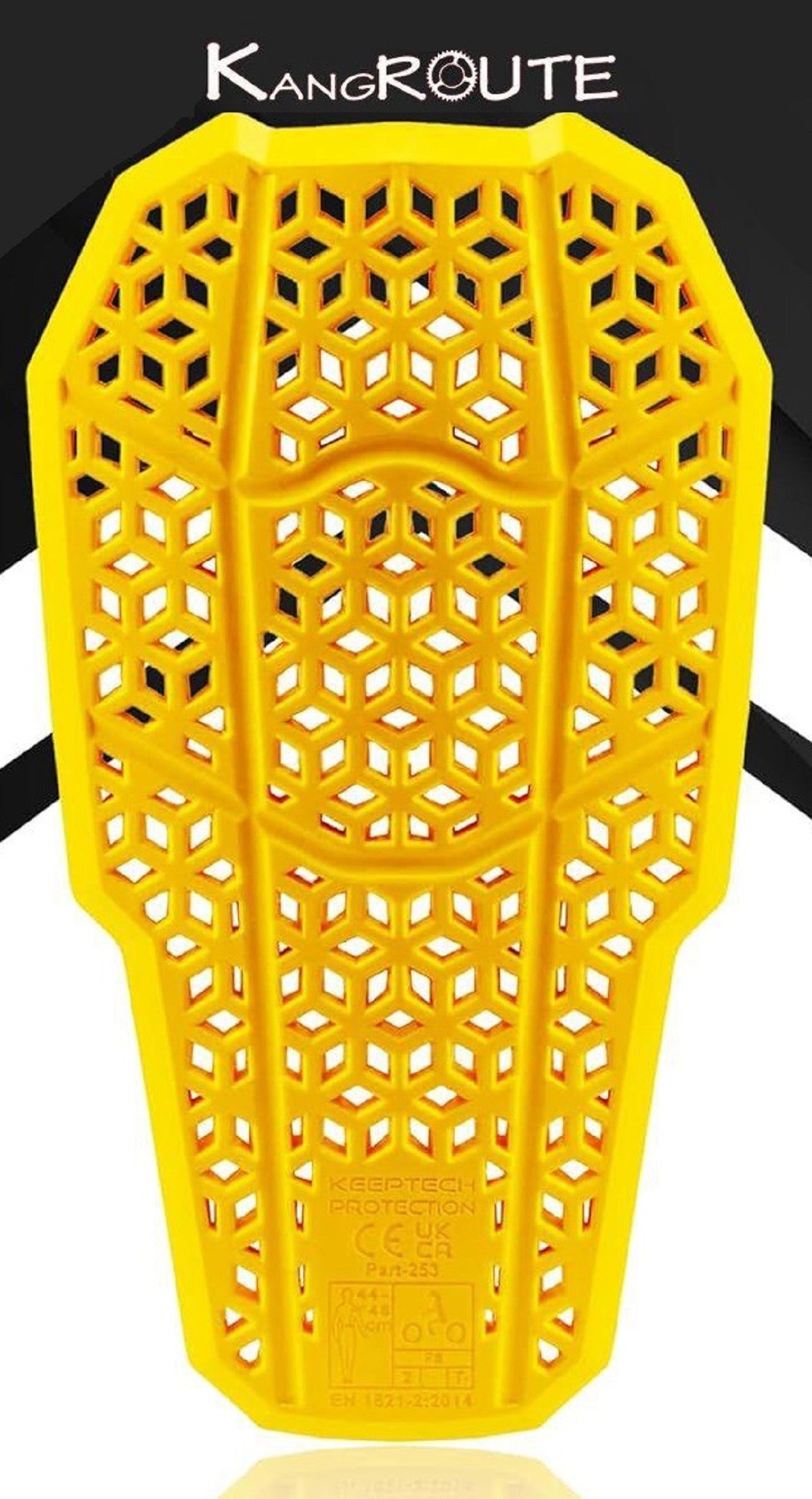 PROTECTOR DE ESPALDA FLEXIBLE Y TRANSPIRABLE DE GEL (NIVEL: 2 Homologadas por CE, EN1621-2) (1)