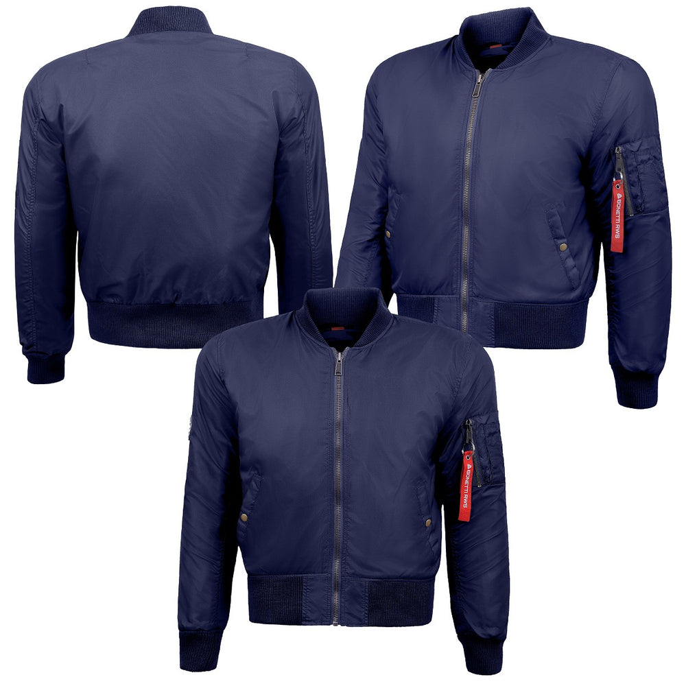 CAZADORA DE MOTO BOMBER EN 100% NAYLON UNISEX, IMPERMEABLE, TRANSPIRABLE Y TÉRMICO CON PROTECTORES C.E. EN 1621 NIVEL 2 (1)