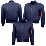 CAZADORA DE MOTO BOMBER EN 100% NAYLON UNISEX, IMPERMEABLE, TRANSPIRABLE Y TÉRMICO CON PROTECTORES C.E. EN 1621 NIVEL 2 (1)