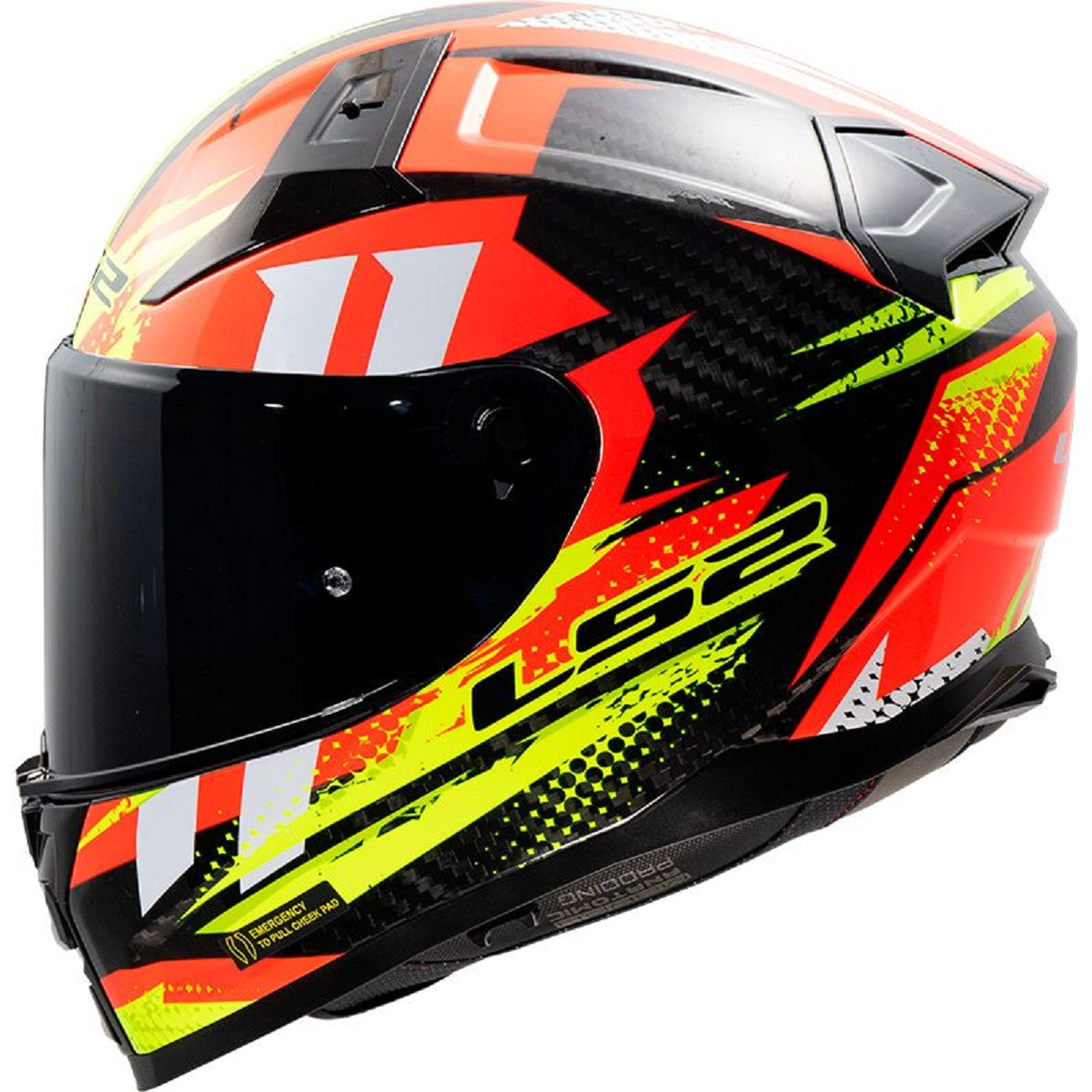 REF:LS2 FF811 VECTOR II TANTIC Gloss Red H-V Yellow CARBONOLS2 FF811 VECTOR II TANTIC Gloss Red H-V Yellow CARBONO