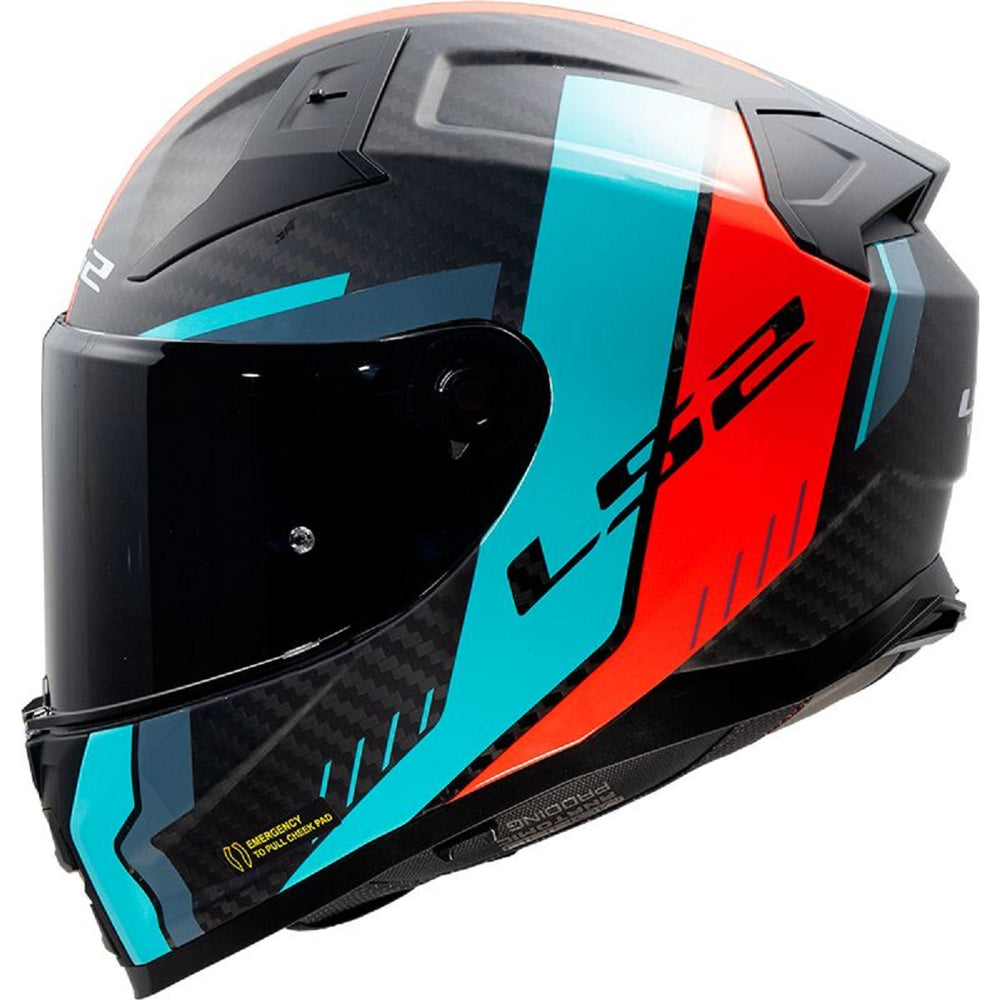 REF:LS2 FF811 VECTOR II GRID Matt Red Cyan CARBONOLS2 FF811 VECTOR II GRID Matt Red Cyan CARBONO