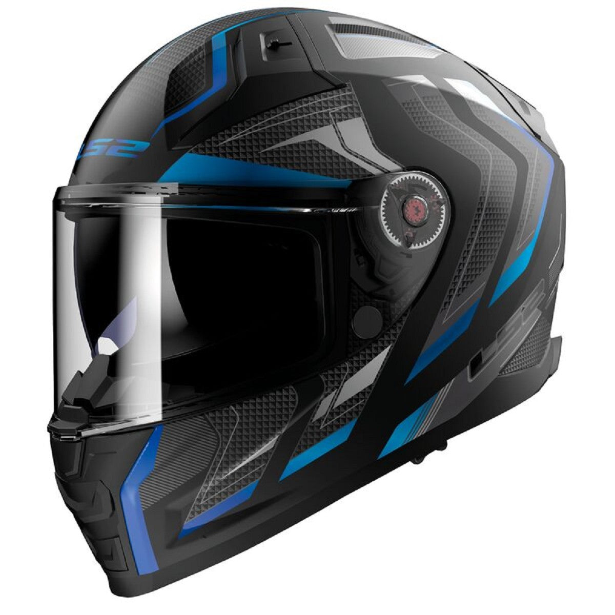 REF:LS2 FF811 VECTOR II ALIZER Matt Black Metalic Blue FIBRA DE VIDRIOLS2 FF811 VECTOR II ALIZER Matt Black Metalic Blue