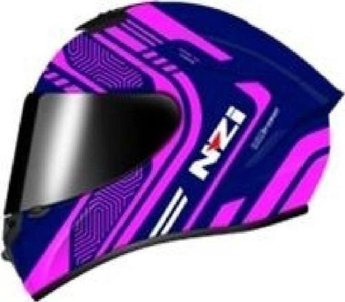REF:NZI TRENDY CONNECTED DARK MATT BLUE&PINK CASCO NZI TRENDY CONNECTED DARK MATT BLUE&PINK