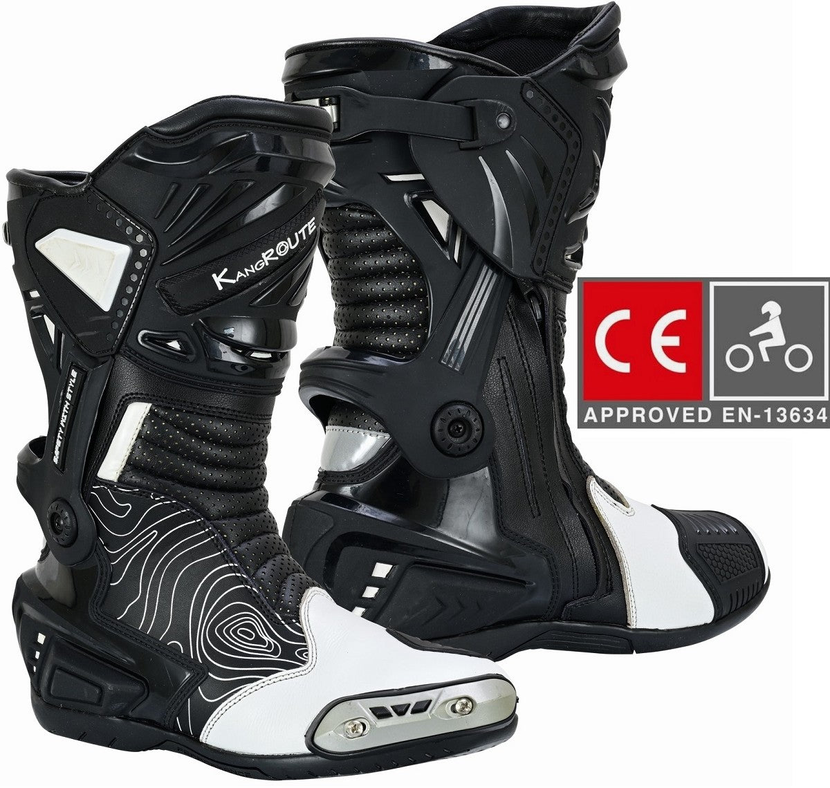 BOTAS DE MOTO DEPORTIVAS DE ALTOS NIVELES DE COMPETICIÓN MOTOGP Y SBK CE-CAT II Y EPI EN:13634 APROBADAS (2)