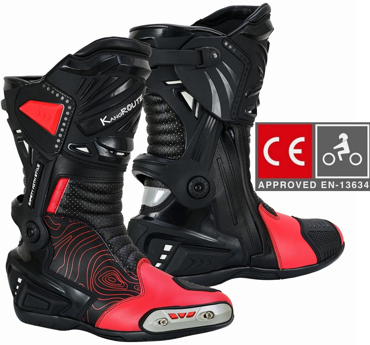 BOTAS DE MOTO DEPORTIVAS DE ALTOS NIVELES DE COMPETICIÓN MOTOGP Y SBK CE-CAT II Y EPI EN:13634 APROBADAS (3)