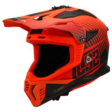REF:CASCO LS2 FAST II MX708 DUCK Matt H-V Orange RedCASCO LS2 FAST II MX708 DUCK Matt H-V Orange Red