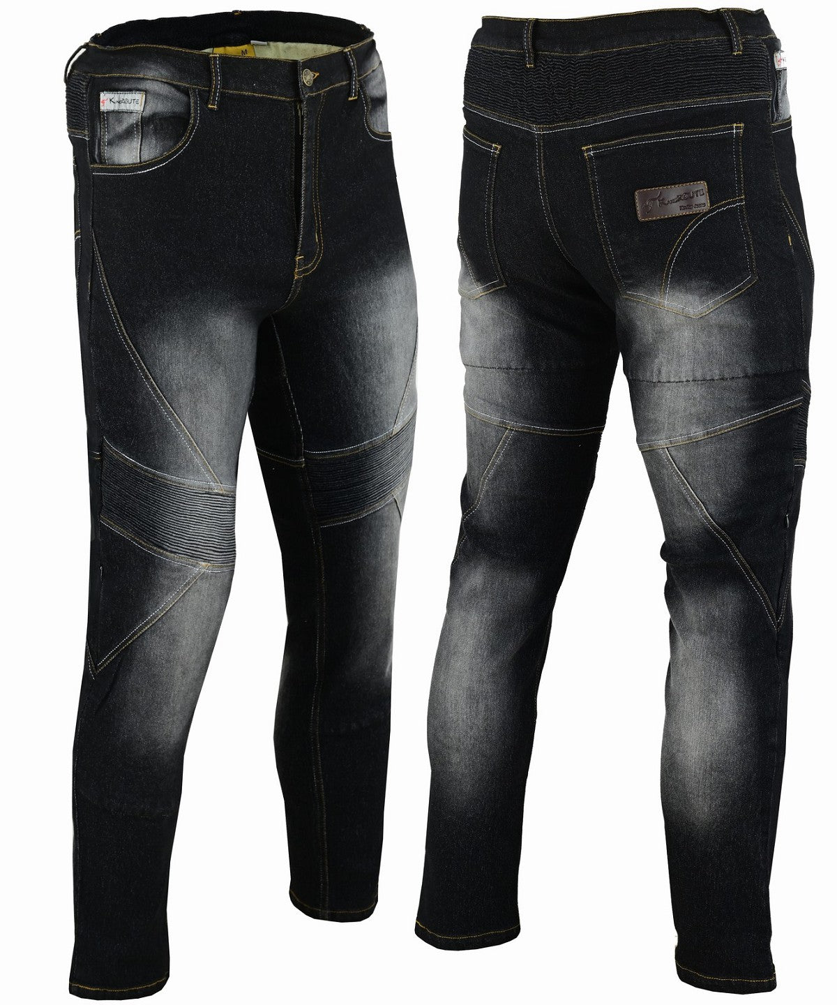PANTALÓN VAQUERO TEJANO UNISEX DE KEVLAR CON PROTECCIONES C.E. Y ZONAS ELÁSTICAS (1)