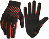 GUANTES DE MOTO LIGEROS CONFECCIONADOS EN TEJIDO ELASTICO, TRANSPIRABLE Y RESISTENTE CON PROTECCIONES PARA VERANO