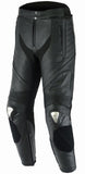 PANTALÓN DE CUERO CON TITANIO Y PROTECCIONES PARA MOTEROS
