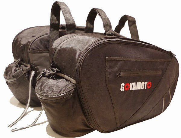 ALFORJAS LATERALES DE CORDURA CON REFLECTANTES Y FUNDA IMPERMEABLE