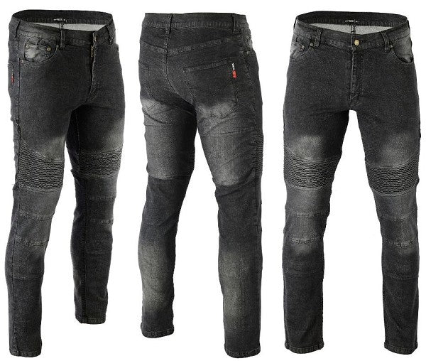 PANTALÓN VAQUERO TEJANO FLEXIBLE UNISEX CON REFUERZOS DE TEJIDO KEVLAR Y PROTECCIONES C.E. (1)