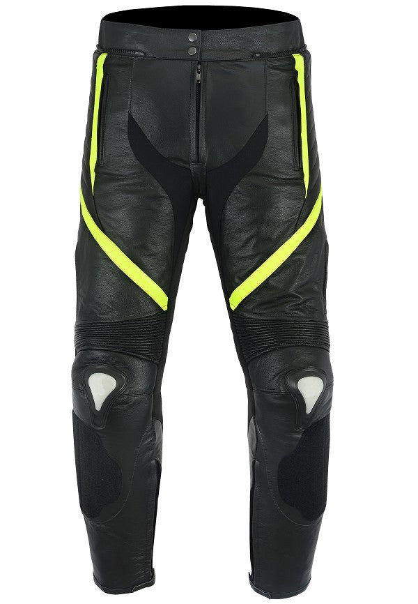 PANTALÓN DE MOTO FABRICADO EN CUERO CON PROTECCIONES DE TITANIO (1)