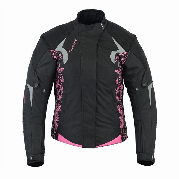 REF:AGATHA FUCSIACHAQUETA DE CORDURA PARA CHICAS CON DIBUJO ESTILO TATTOO FUCSIA