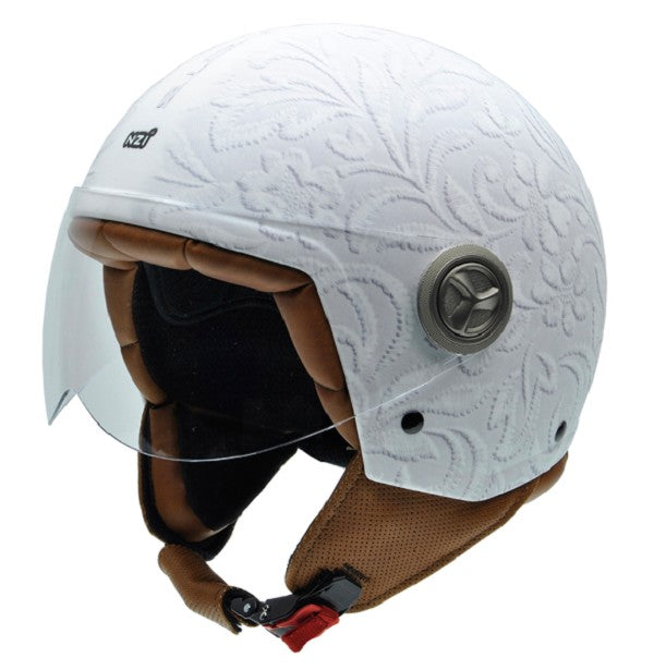 REF:CASCO NZI ZETA 2 MATT BROCADO WHITECASCO ZETA 2 MATT BROCADO WHITE