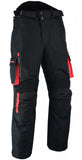 PANTALON DE MOTO EN CORDURA IMPERMEABLE, CORTAVIENTO Y PROTECCIONES CE (3)
