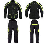 TRAJE DE CORDURA PARA MOTORISTAS EN DOS PIEZAS, IMPERMEABLE UNISEX (1)