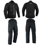 TRAJE DE CORDURA PARA MOTORISTAS EN DOS PIEZAS, IMPERMEABLE UNISEX (4)