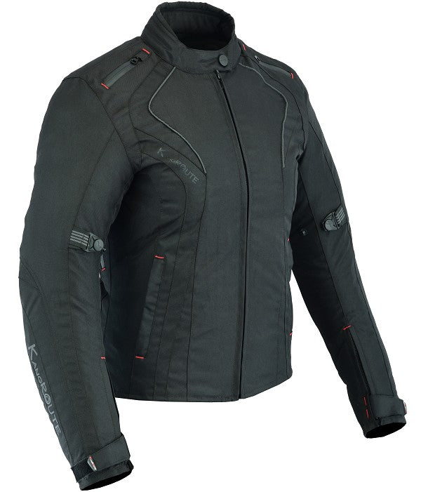 REF:ARTEMISA NEGRA KANGROUTECHAQUETA CORDURA DE MOTO PARA CHICAS CON ESTILO MODERNO