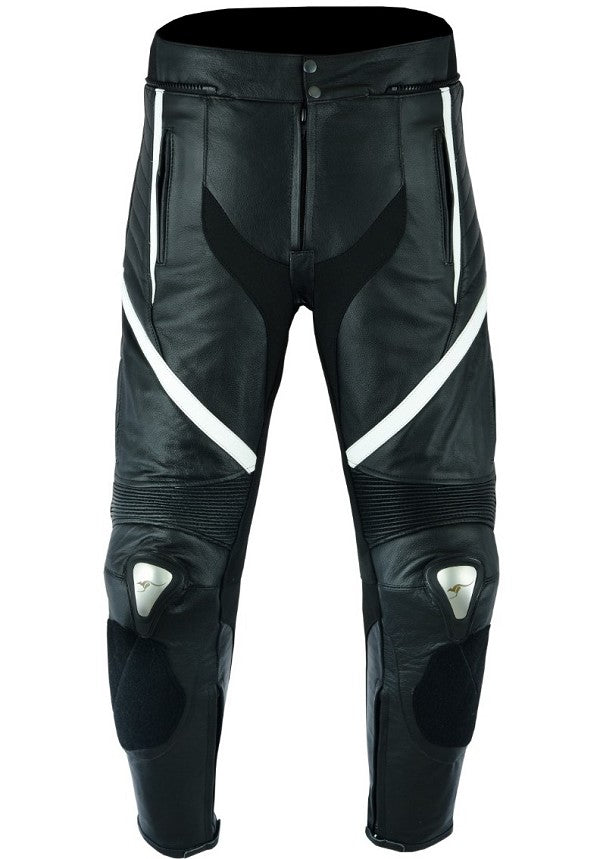 PANTALÓN DE MOTO EN PIEL CON PROTECCIONES DE TITANIO (1)