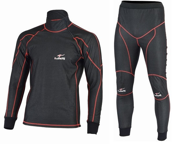 Windster thermal windproof t-shirt and pants set in fiber