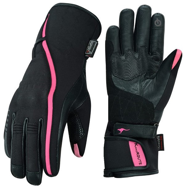 GUANTES DE MOTO PARA CHICAS DE INVIERNO, TÉRMICOS Y IMPERMEABLES (4)