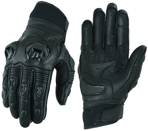 GUANTES DE MOTO RACING EN PIEL ANILINA CON PROTECCIONES TPU (3)