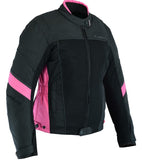 REF:IRIS FUCSIA CHICASCHAQUETA PERFORADA DE CHICAS PARA VERANO CON FORRO IMPERMEABLE EXTRAIBLE