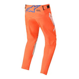 PANTALÓN ALPINESTARS JUNIOR RACER TECH ORANGE FLUO WHITE BLUE