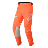 PANTALÓN ALPINESTARS JUNIOR RACER TECH ORANGE FLUO WHITE BLUE